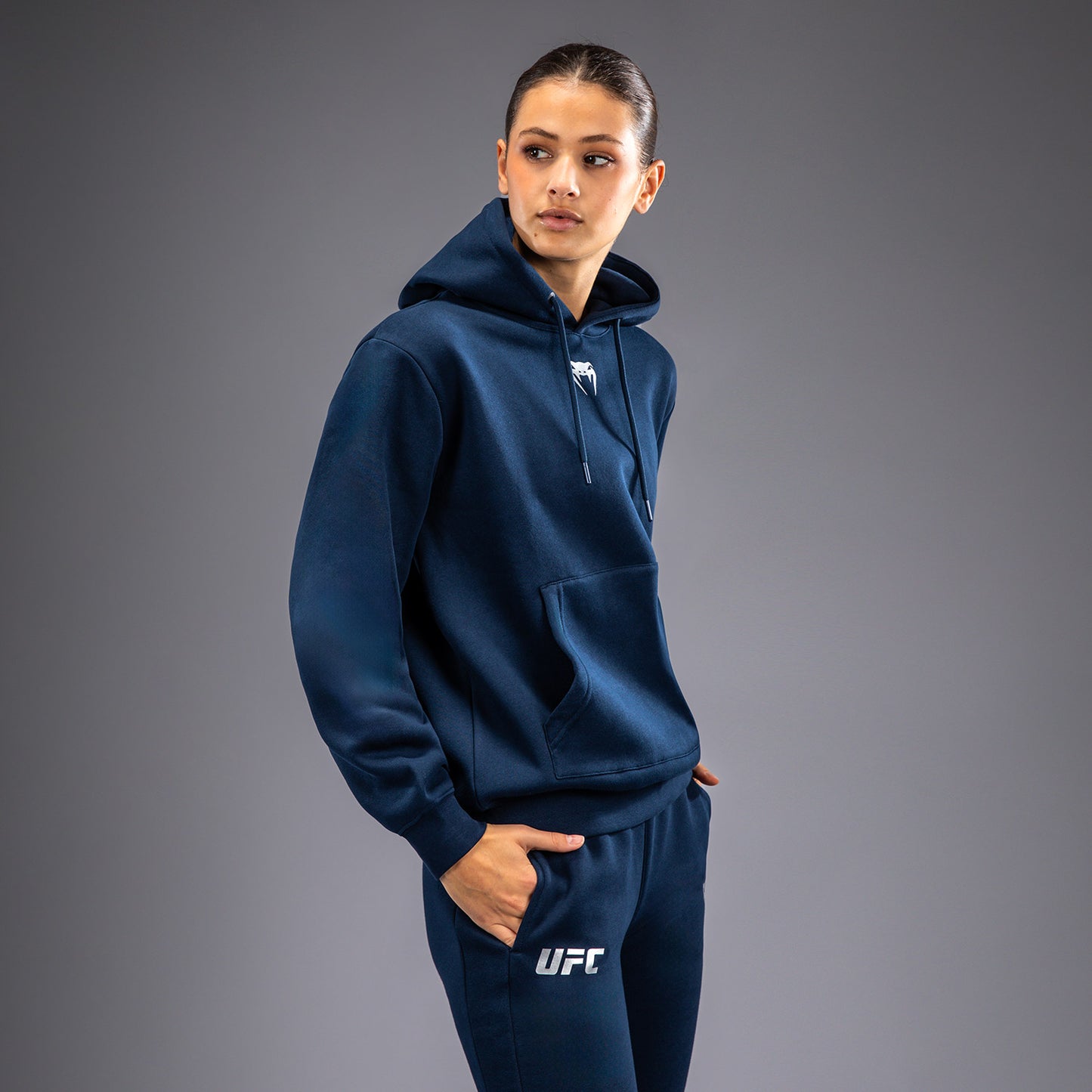 UFC Fusion by Venum Fight Week Sudadera con Capucha para Mujer - Solid Azul oceánico