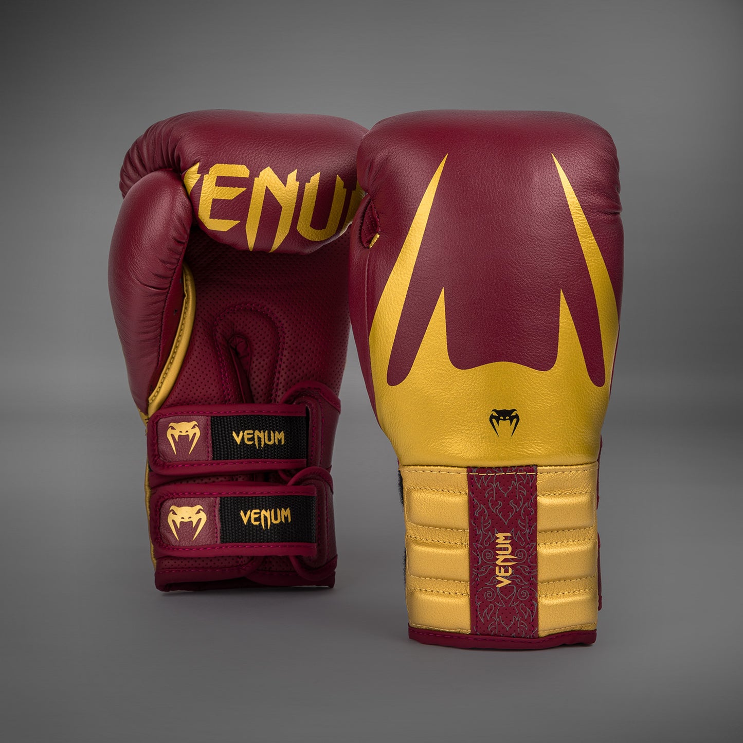 Venum Reverso Guantes de Boxeo - Rojo Cereza/Dorado