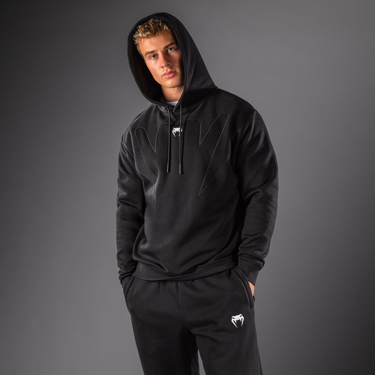 Venum Attack Fleece & Weave Sudadera con capucha - Negro