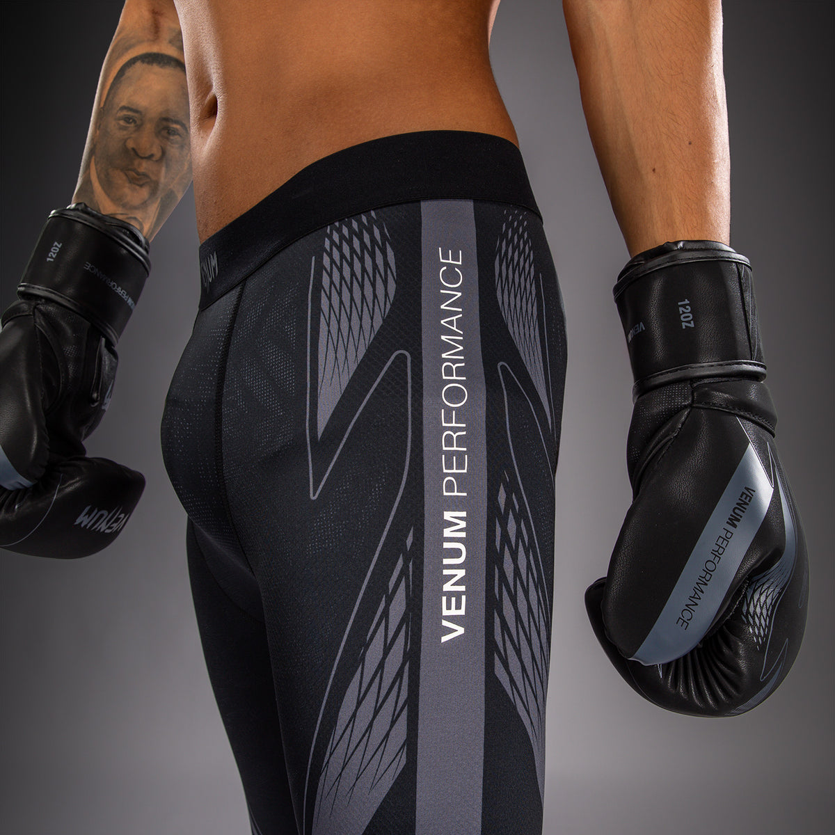 Venum Amazonia Reborn Pantalón de compresión - Negro/Gris