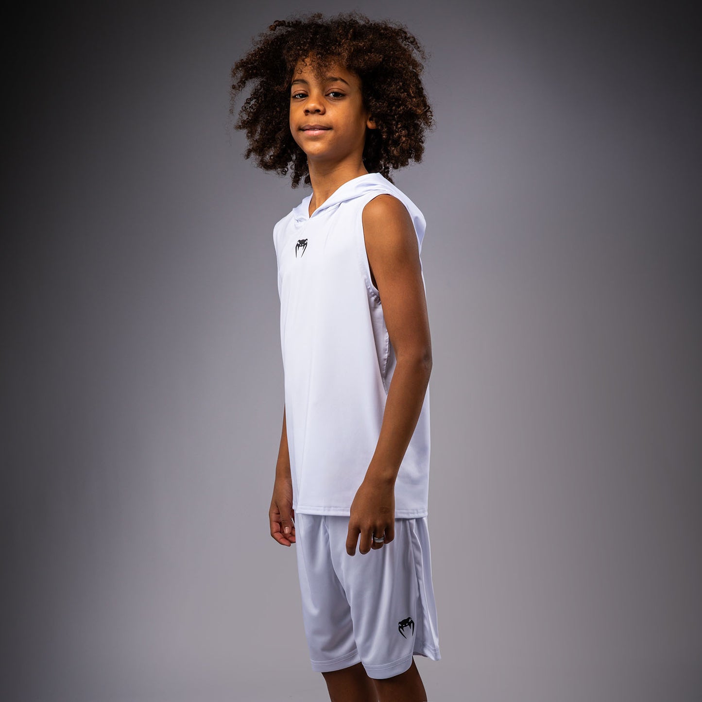 Venum Elite Sudadera Dry-Tech Sin Mangas Para Niños - Blanco