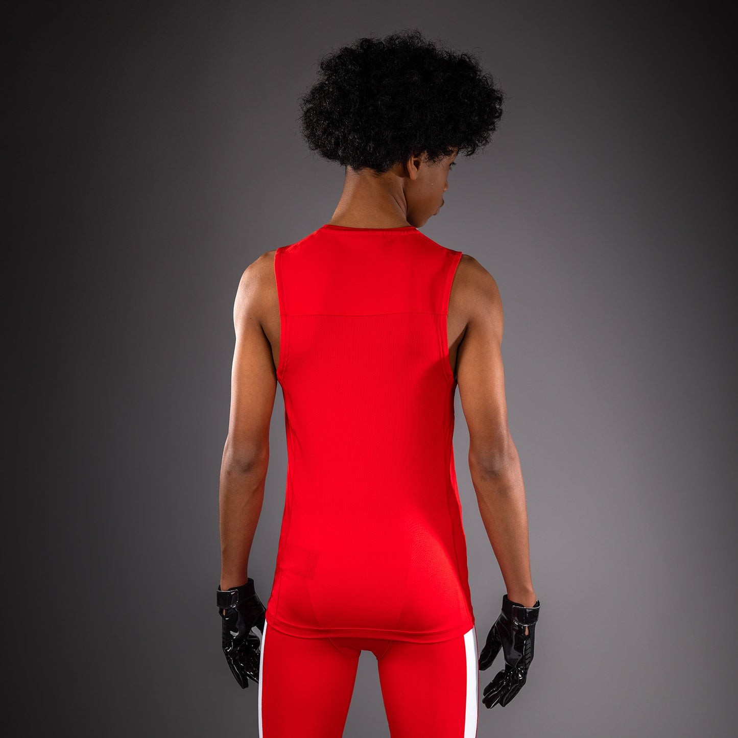 Venum Elite Football Camiseta de Compresión Sin Mangas para Fútbol Infantil - Rojo