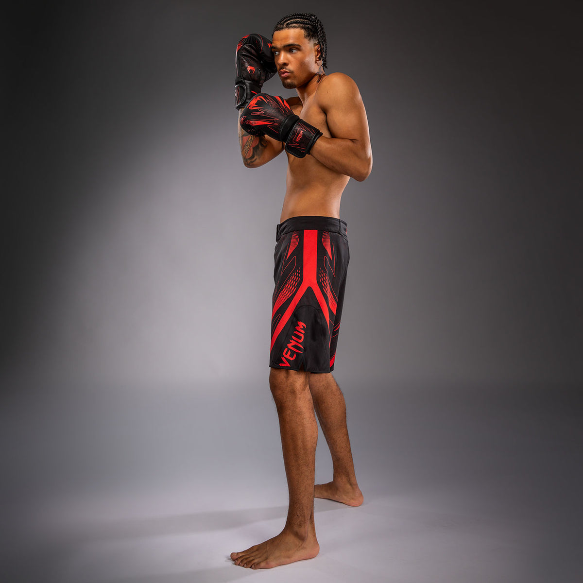 Venum Amazonia Reborn Pantalón corto de MMA - Negro/Rojo