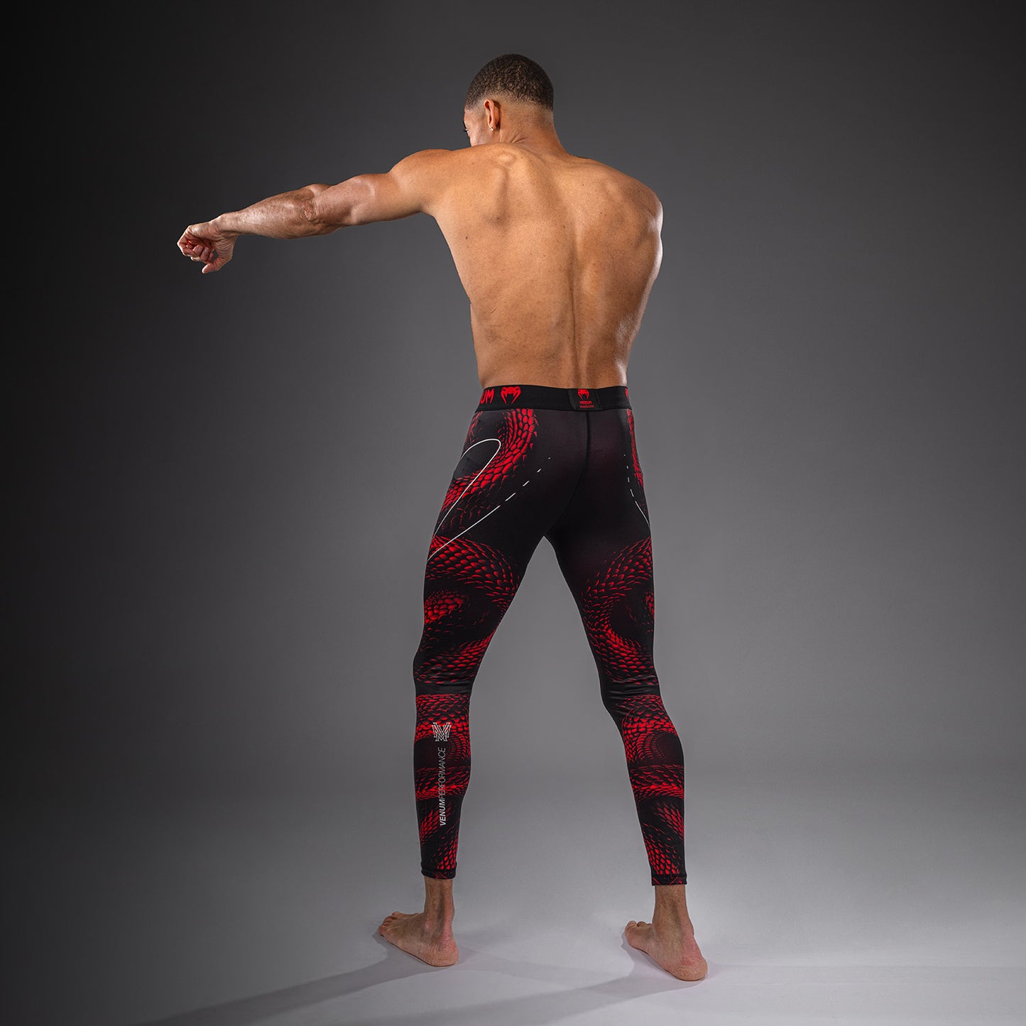 Venum Matupa Spats - Negro/Rojo/Plata