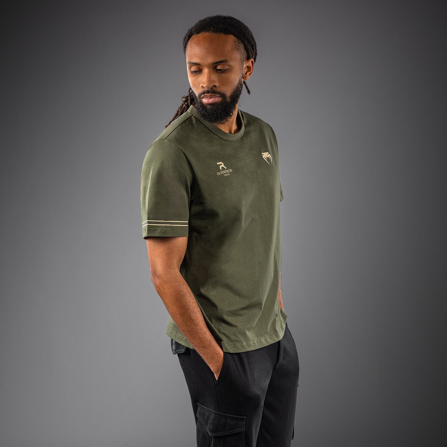 Venum x Rajadamnern Camiseta - Verde Militar