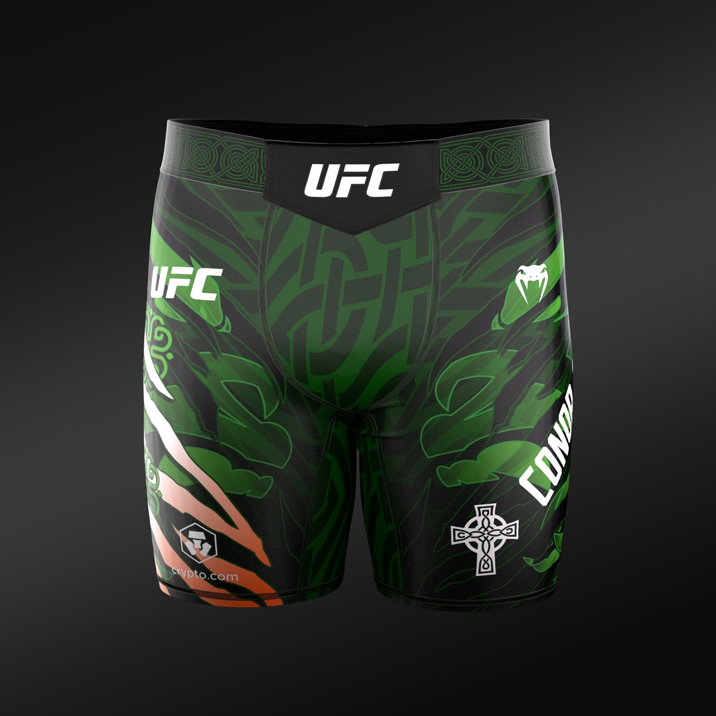 UFC Unrivaled by Venum Conor McGregor Pantalones cortos de vale tudo para hombre - Verde