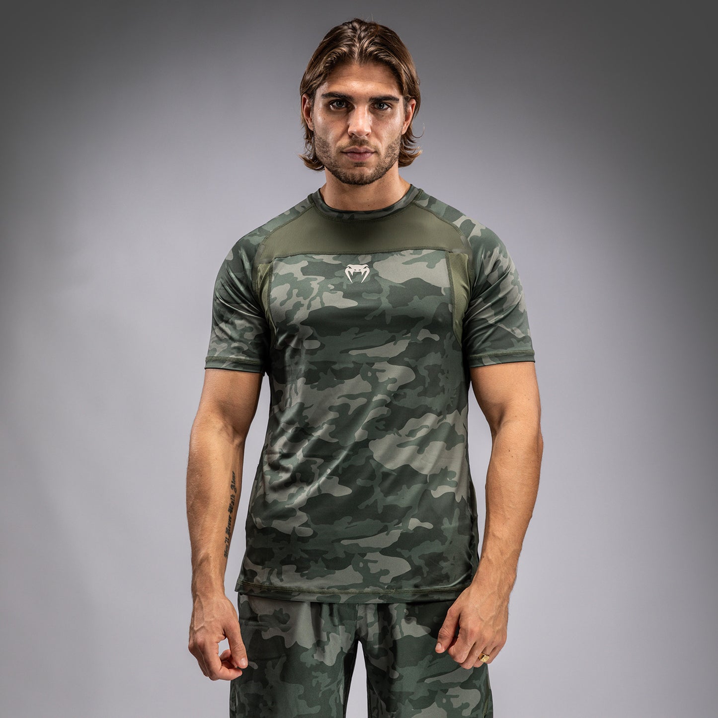 Venum G-Fit Air Camiseta Dry-Tech para Hombre - Camuflaje Militar