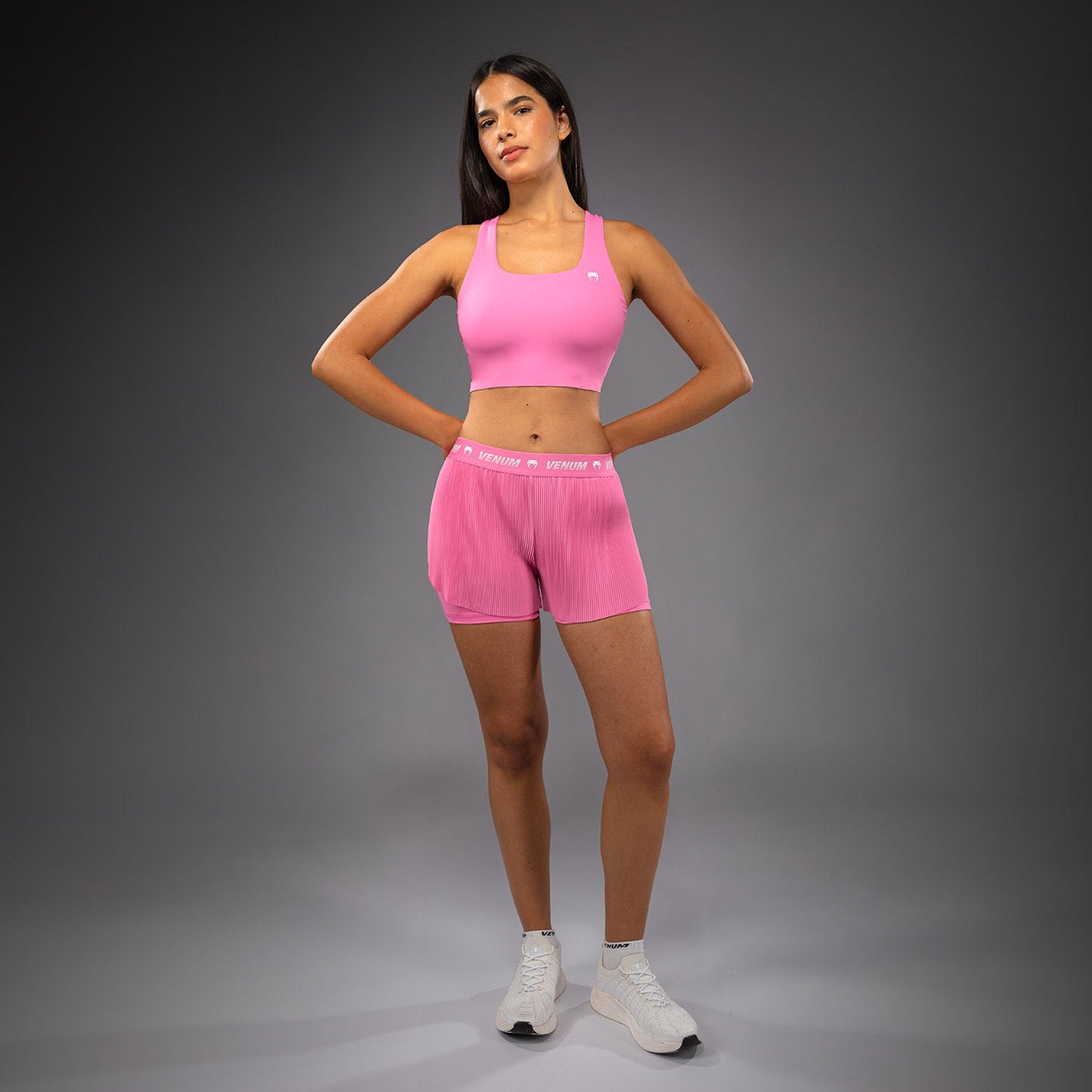Venum Flowfit Pantalones Cortos de Entrenamiento Mujer - Rosa Caramelo