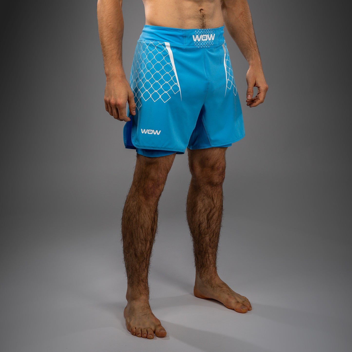 Venum x WOW FC Pantalones de Lucha para Hombre - Pacific Blue