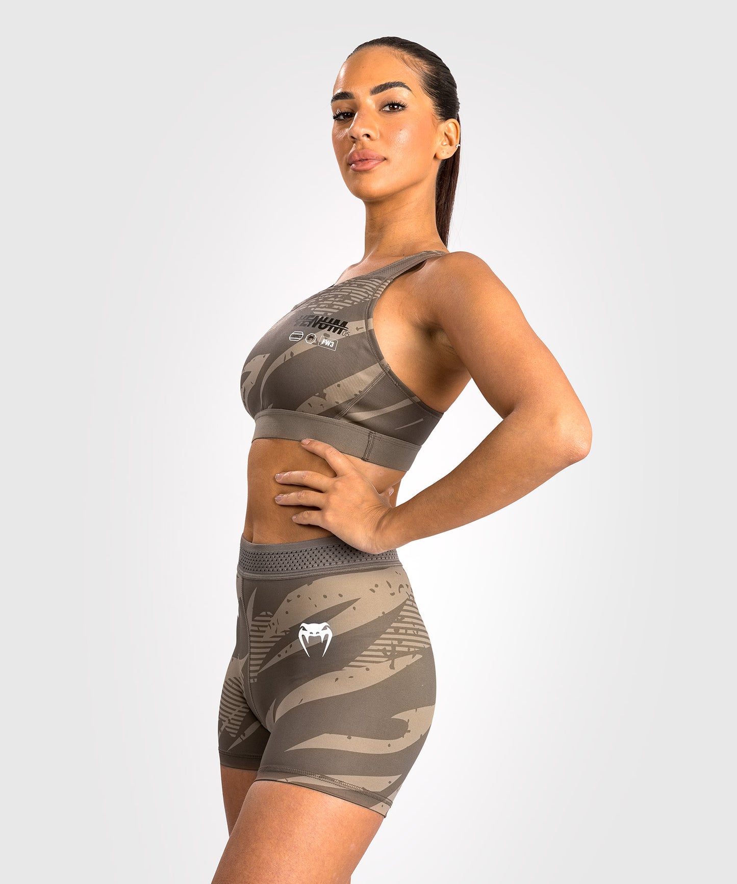 UFC Adrenaline By Venum Fight Week Short de Vale Tudo para Mujer - Desert Camo