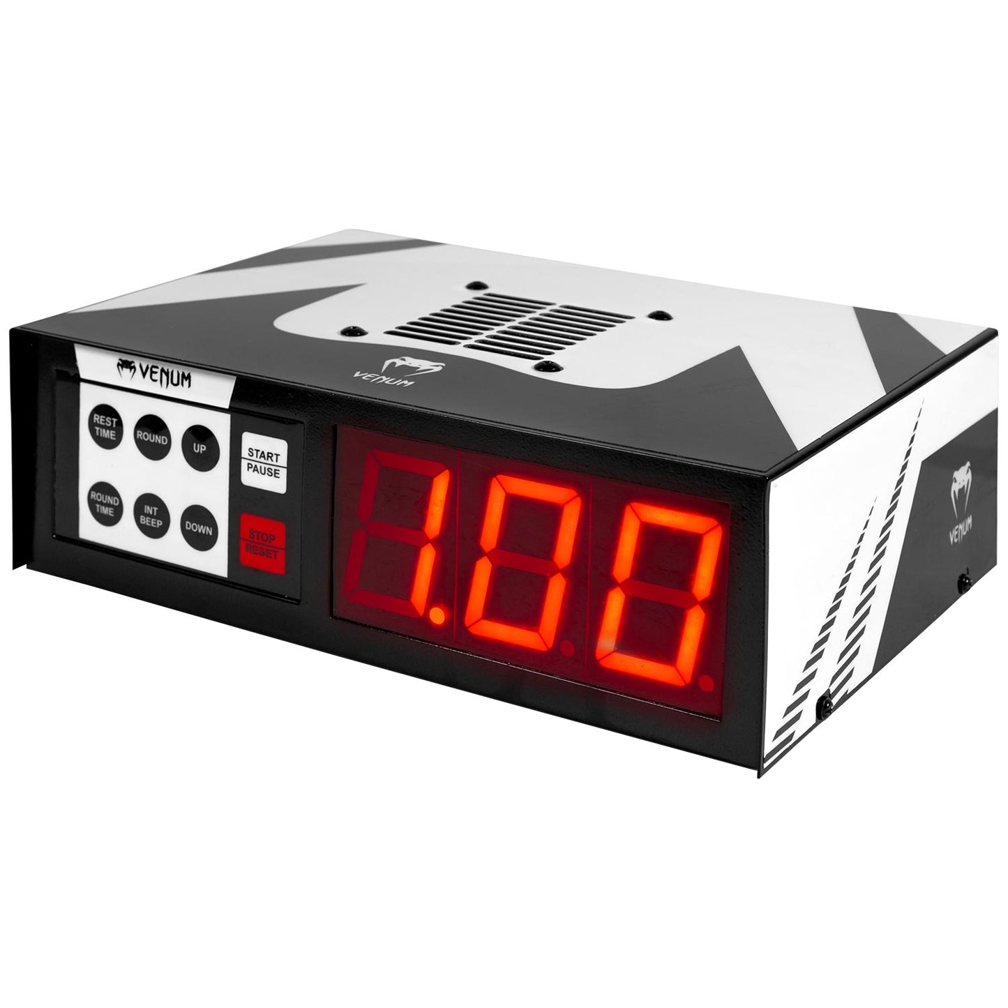 Temporizador de boxeo - negro/blanco