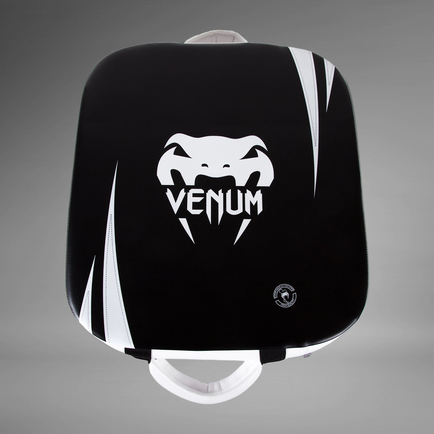 Escudo para patadas Venum Absolute Square - Cuero Skintex - Negro/Blanco