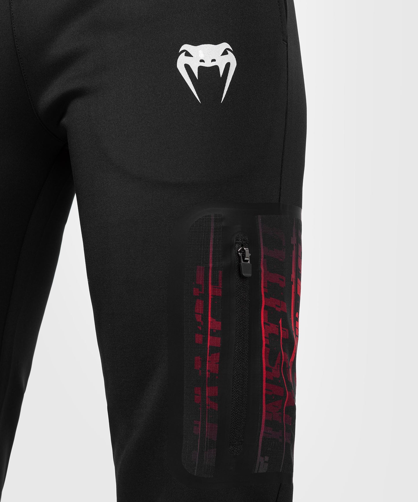 UFC Venum Performance Institute 2.0 Pantalón de Chándal para Mujer - Negro/Rojo