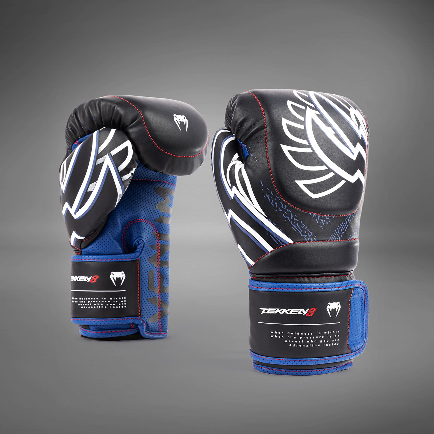 Venum x TEKKEN 8 - Jin Kazama Guantes de Boxeo - Azul/Negro/Blanco