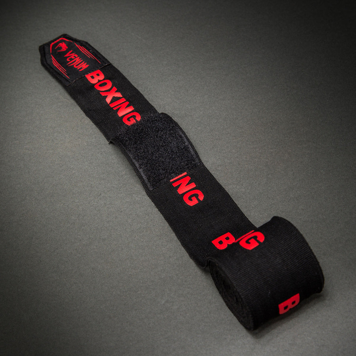 Venum Kontact Evo Boxing Vendas de boxeo - Negro/Rojo