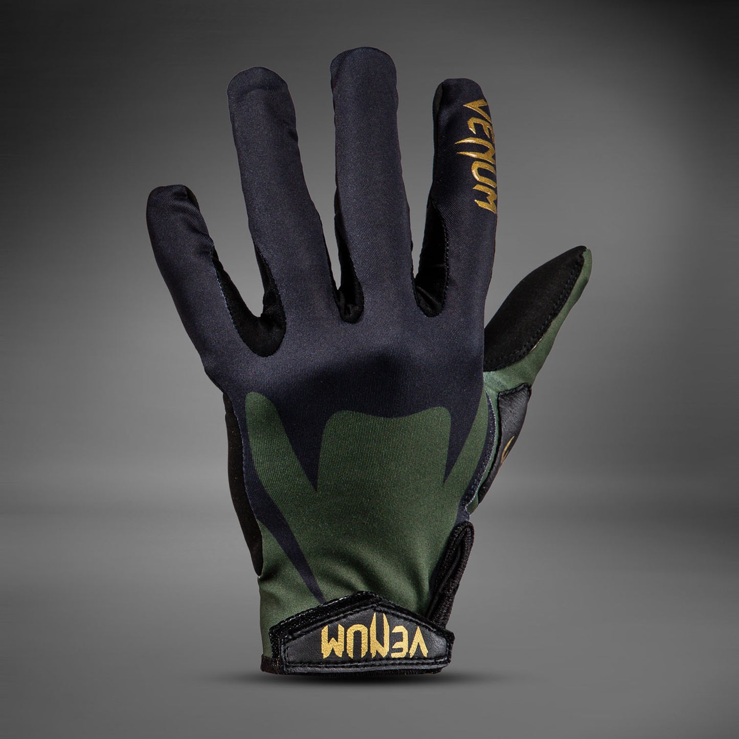 Venum MX Summer Guantes de Motorsports - Negro/Verde/Dorado