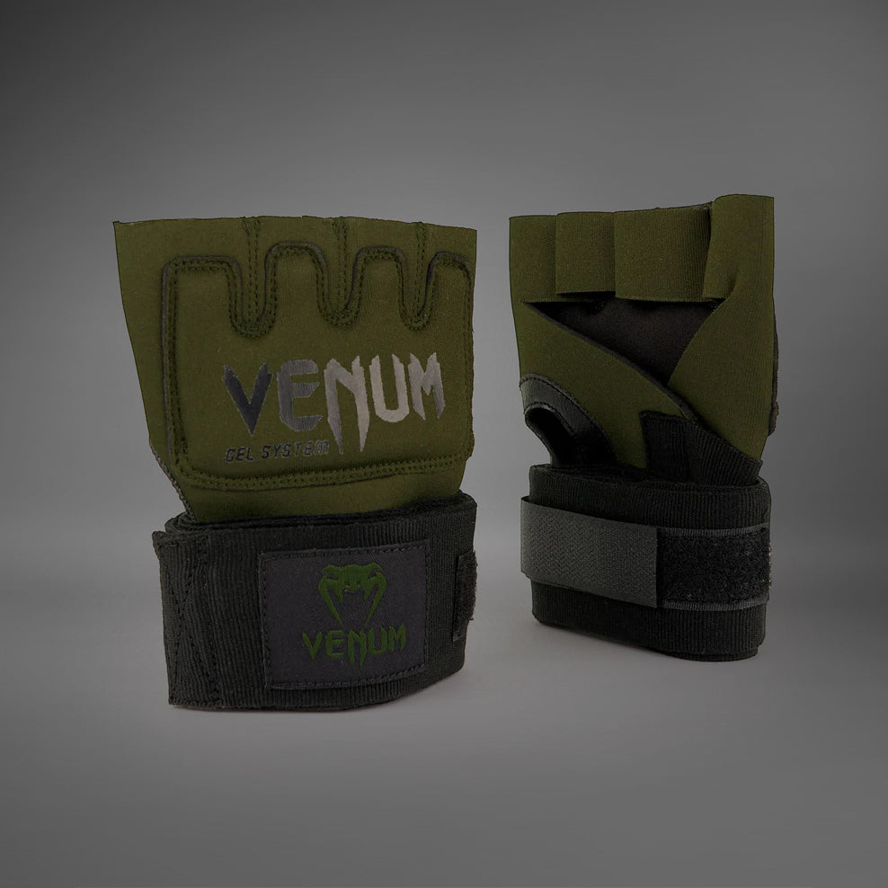 Venum Kontact Gel Guante venda - Kaki/Negro