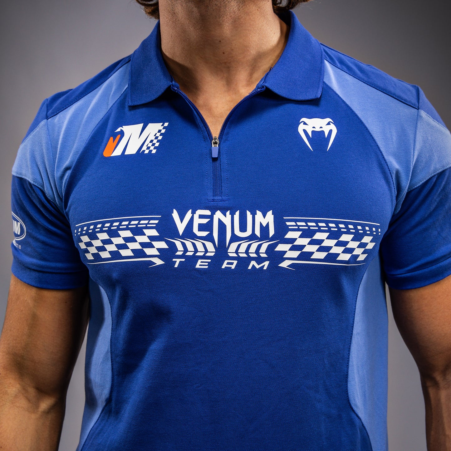 Venum Motorsport Polo de Algodón - Azul Real