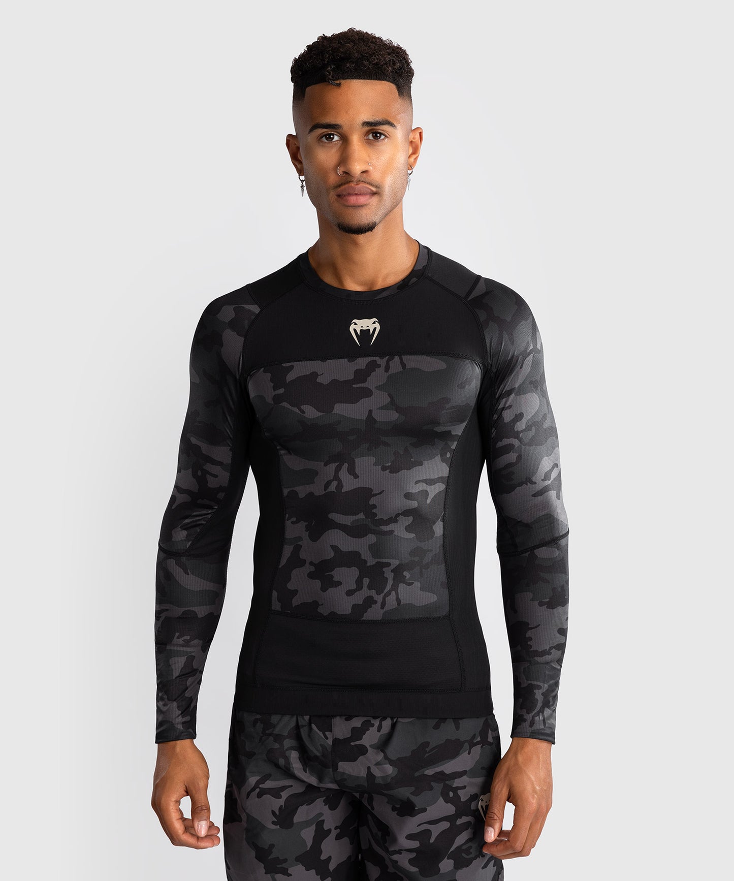 Venum G-Fit Air Rashguard de Manga Larga para Hombre - Camuflaje Urbano Digital
