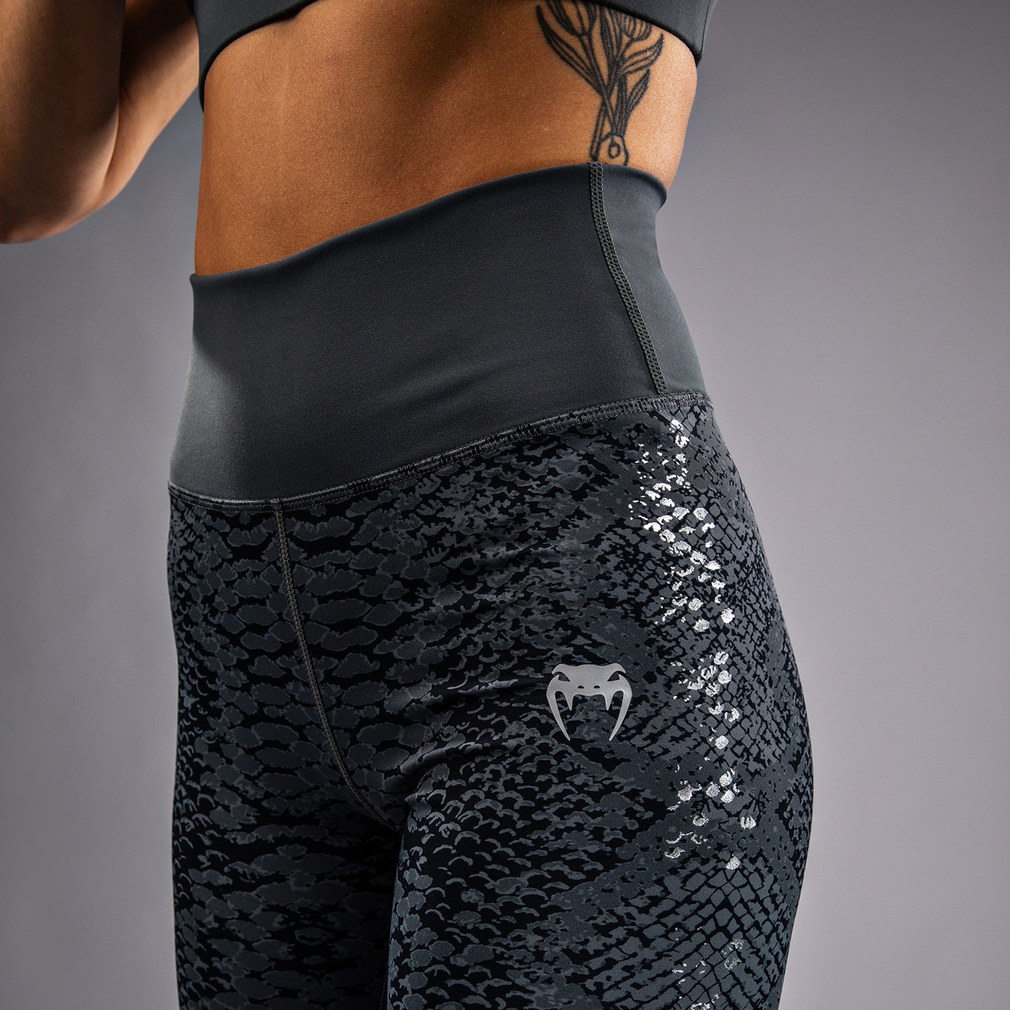 Venum Amazonia Mallas de Longitud Completa para Mujer - Gris Oscuro