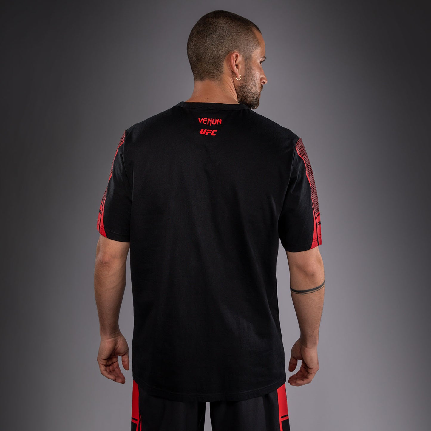 Venum UFC Unity by Venum Authentic Fight Week Camiseta de Manga Corta para Hombre - Negro