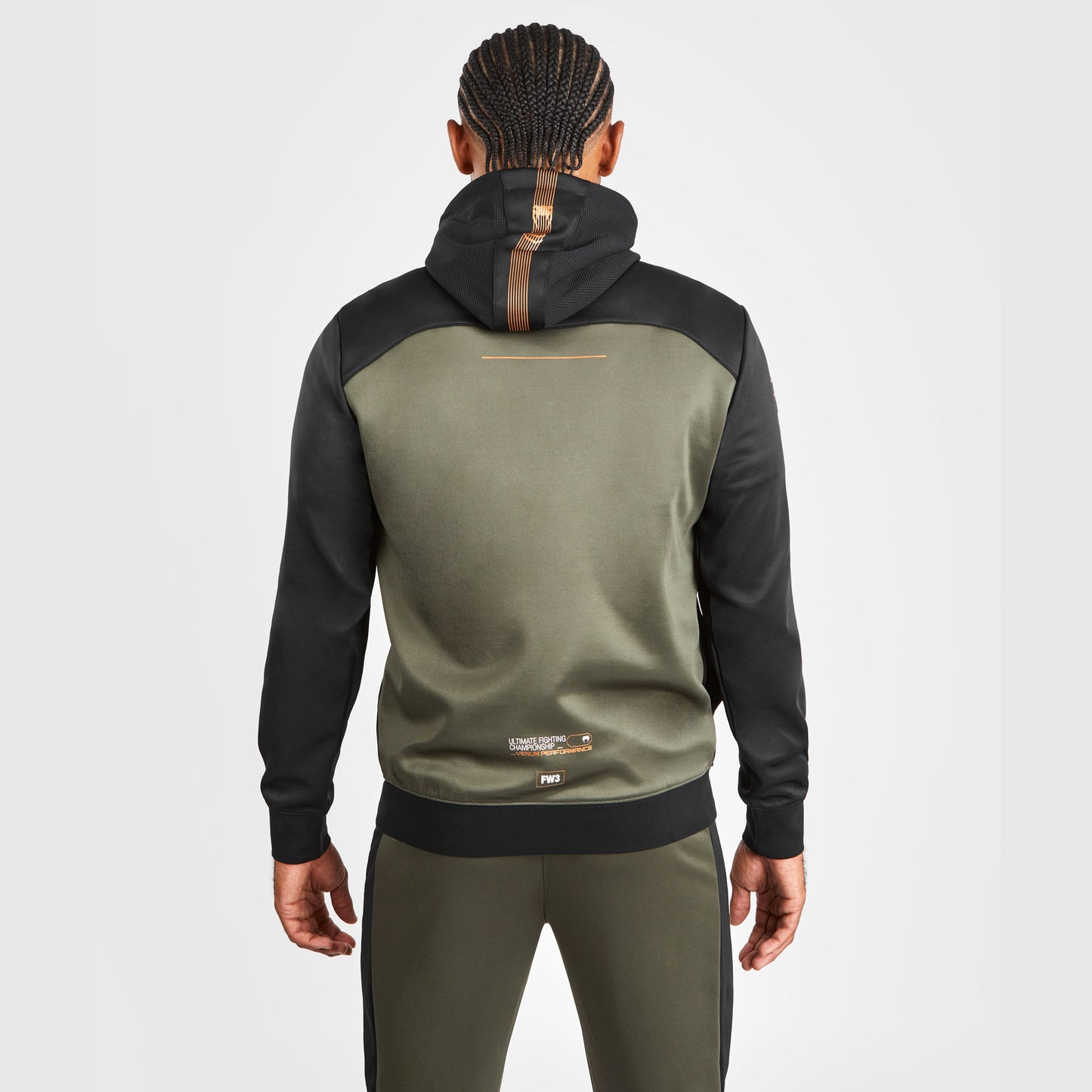 UFC Adrenaline by Venum Fight Week Sudadera con capucha y cremallera para Hombre - Caqui/Bronce