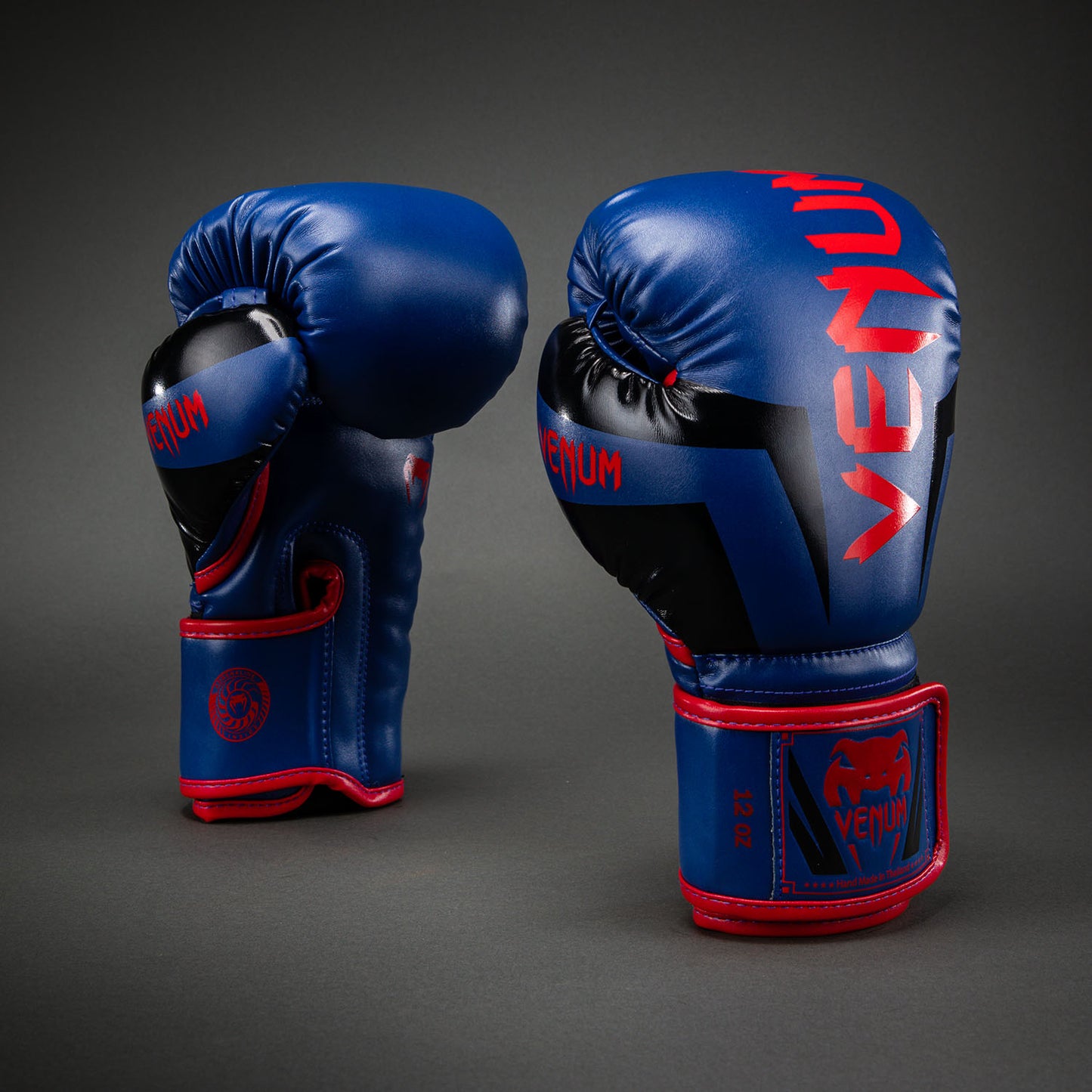 Venum Elite Guantes de Boxeo - Azul Oscuro/Rojo