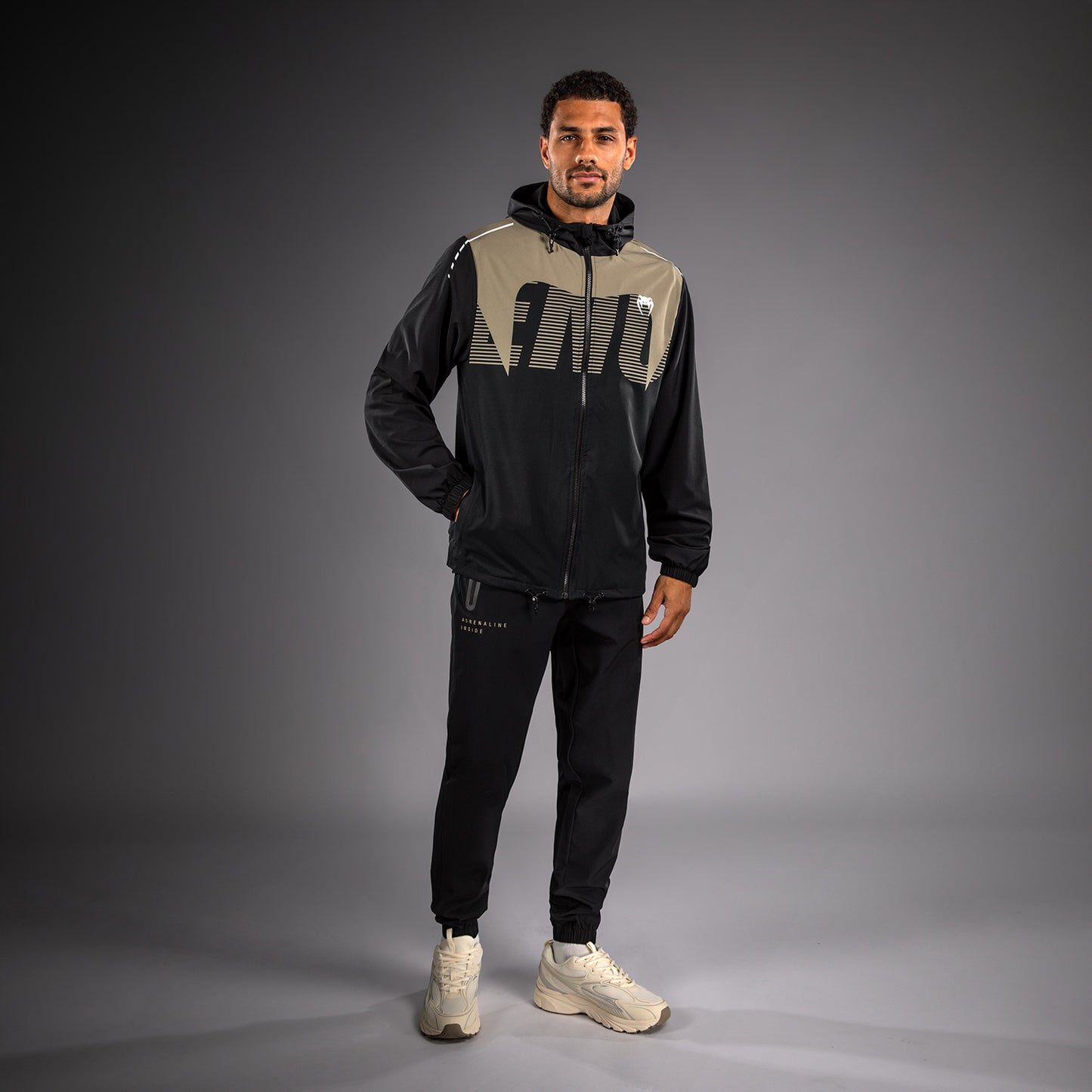 Venum Adrenaline Chaqueta Deportiva – Negro/Arena