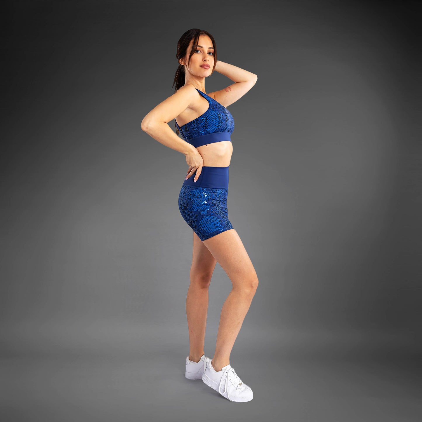 Venum Amazonia Pantalones Cortos de Compresión para Mujer - Azul Ultramarino