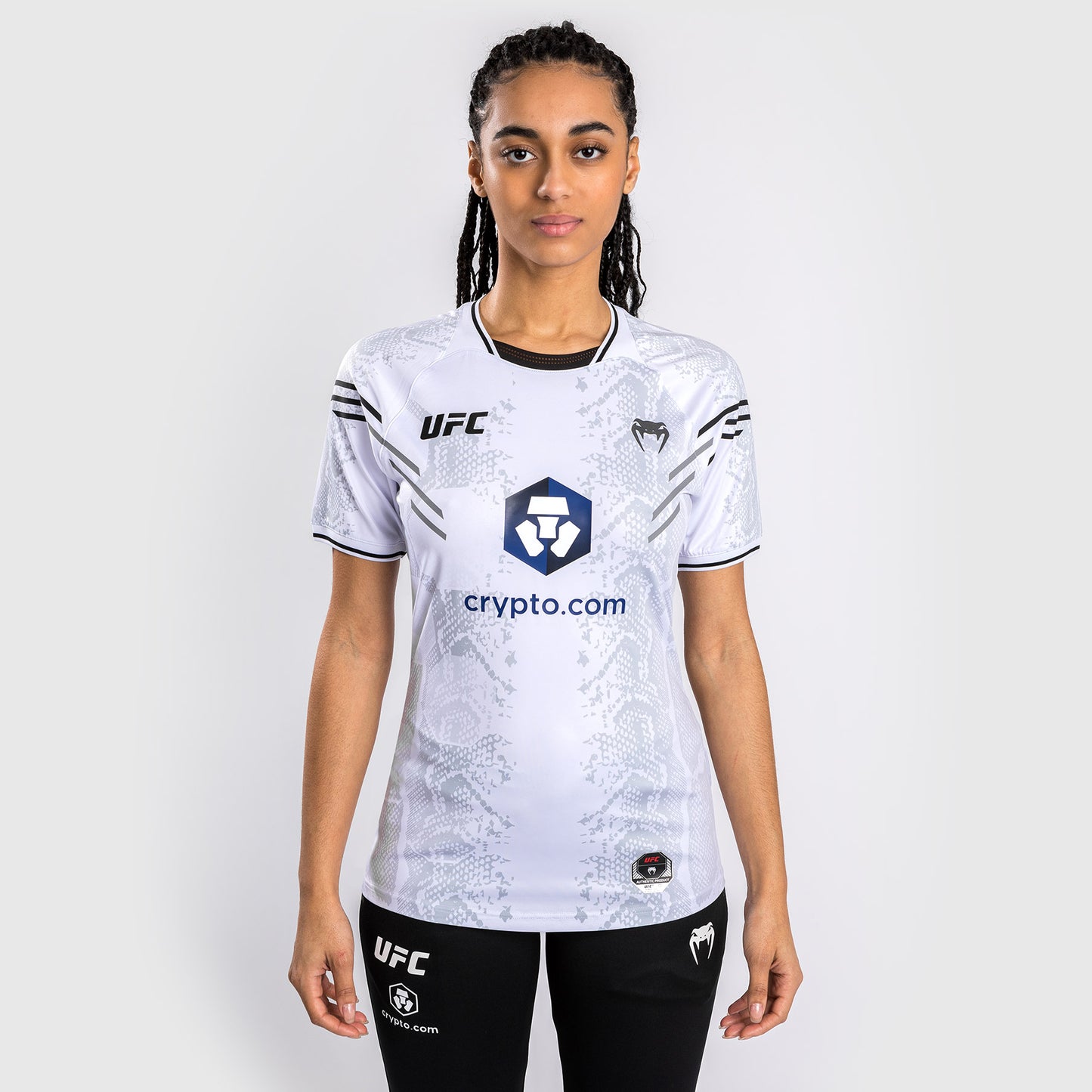 UFC Adrenaline by Venum Authentic Fight Night T-shirt Walkout para Mujer - Blanco