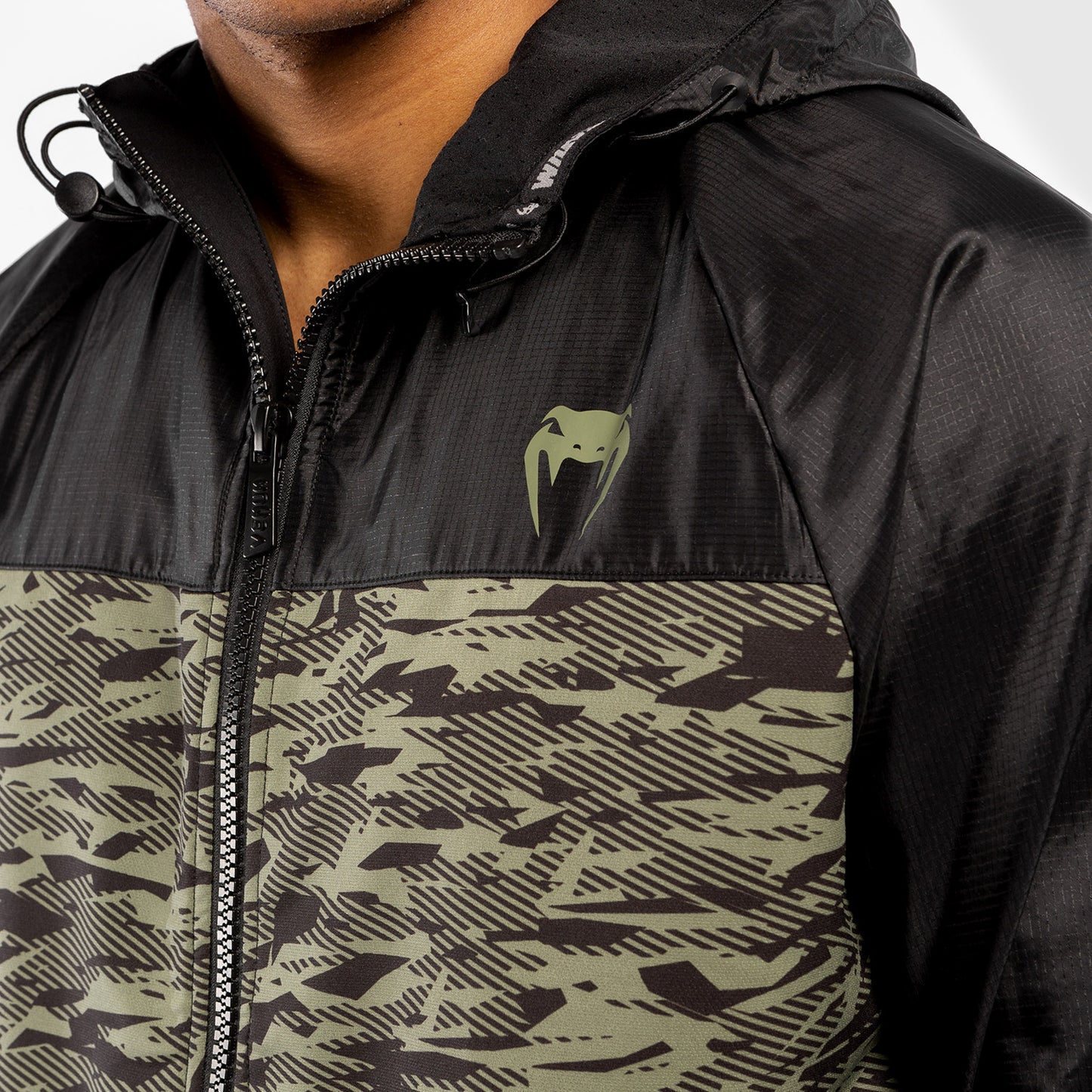 Sudadera con capucha Venum Laser XT - Negro/Bosque Camo
