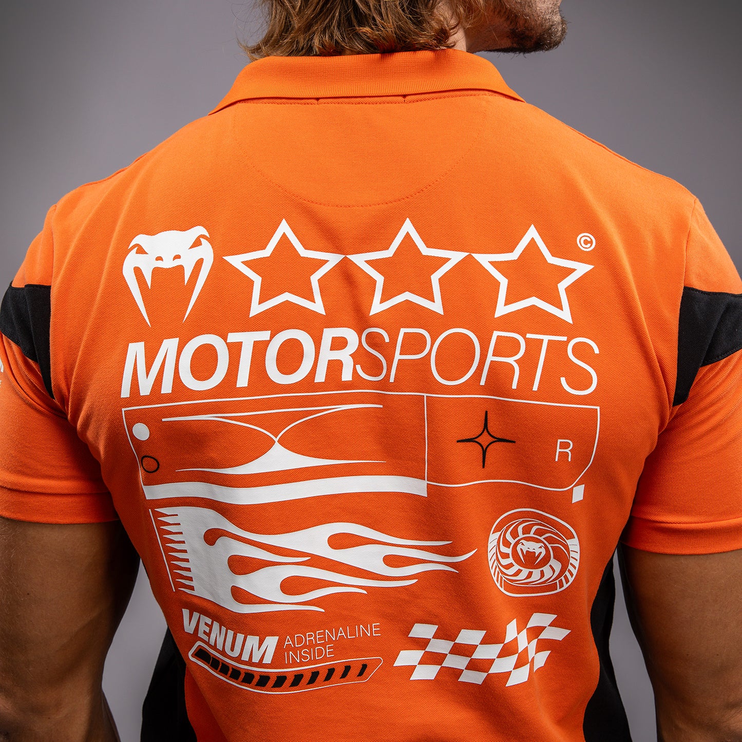Venum Motorsport Polo de Algodón - Mandarina