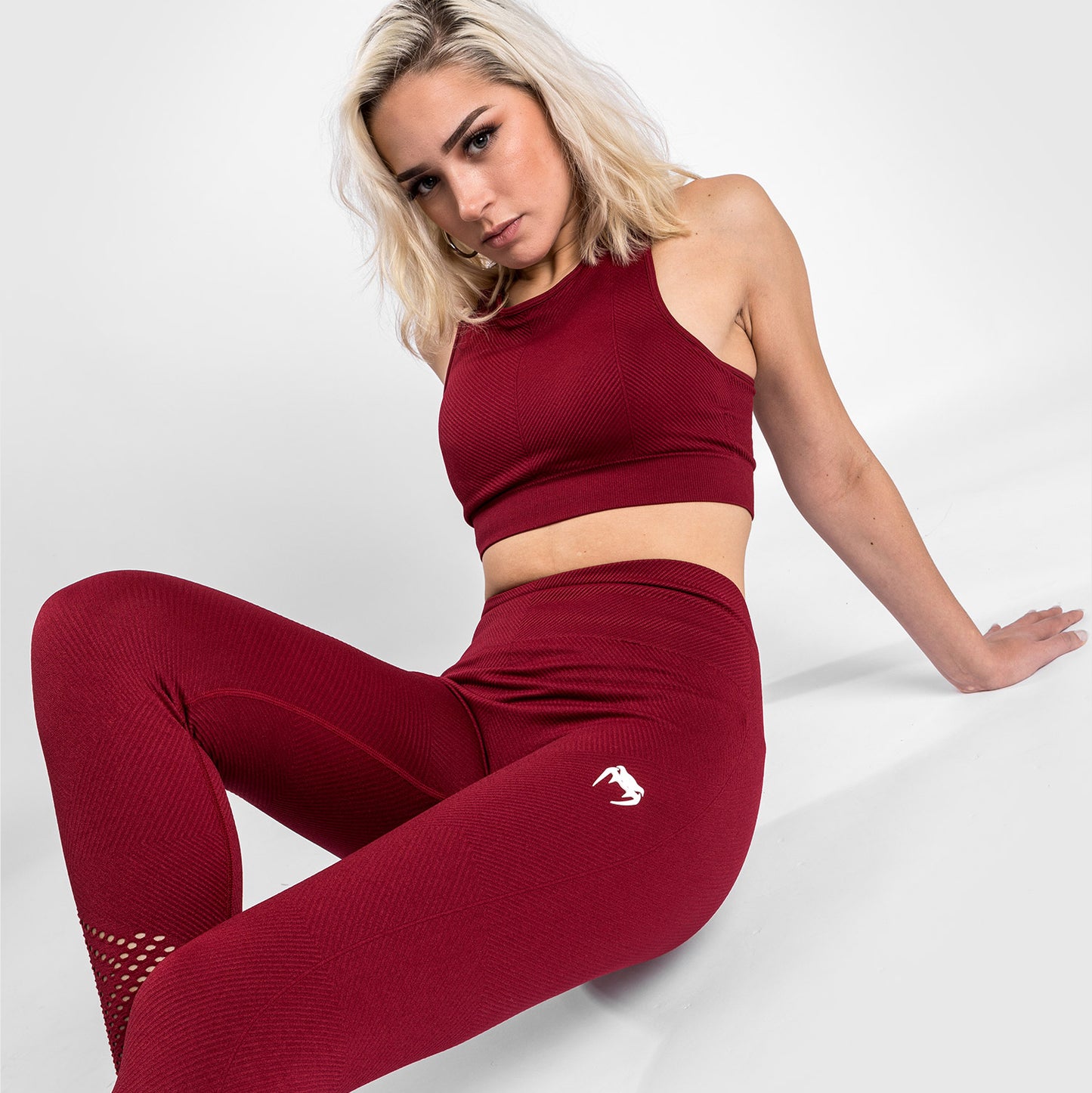 Leggings ⅞ Venum Sparring Seamless - Burdeos