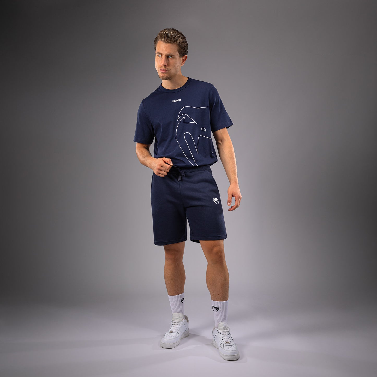 Venum Classic Pantalones Cortos Clásicos - Azul Marino