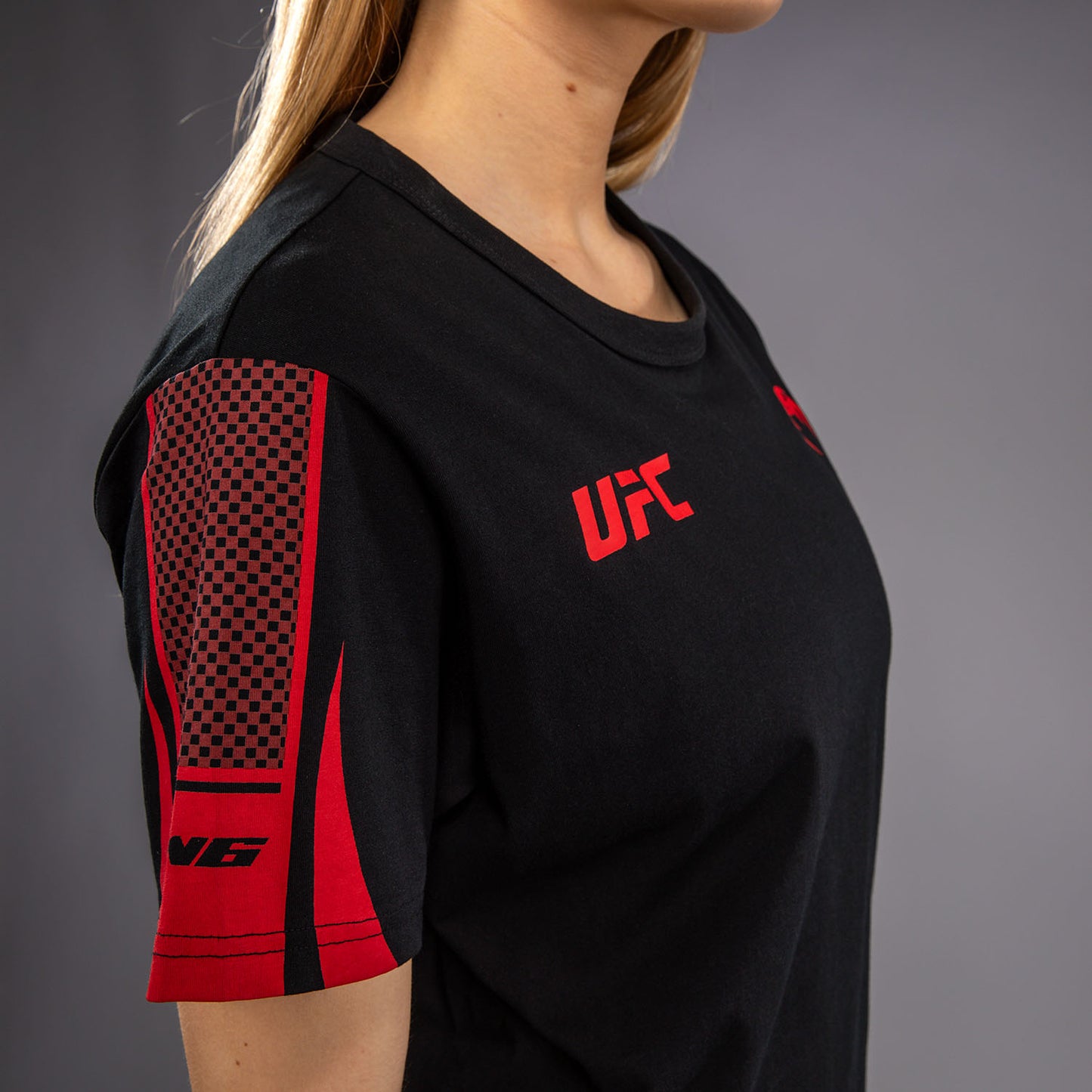 Venum UFC Unity by Venum Authentic Fight Week Camiseta de Manga Corta para Mujer - Negro
