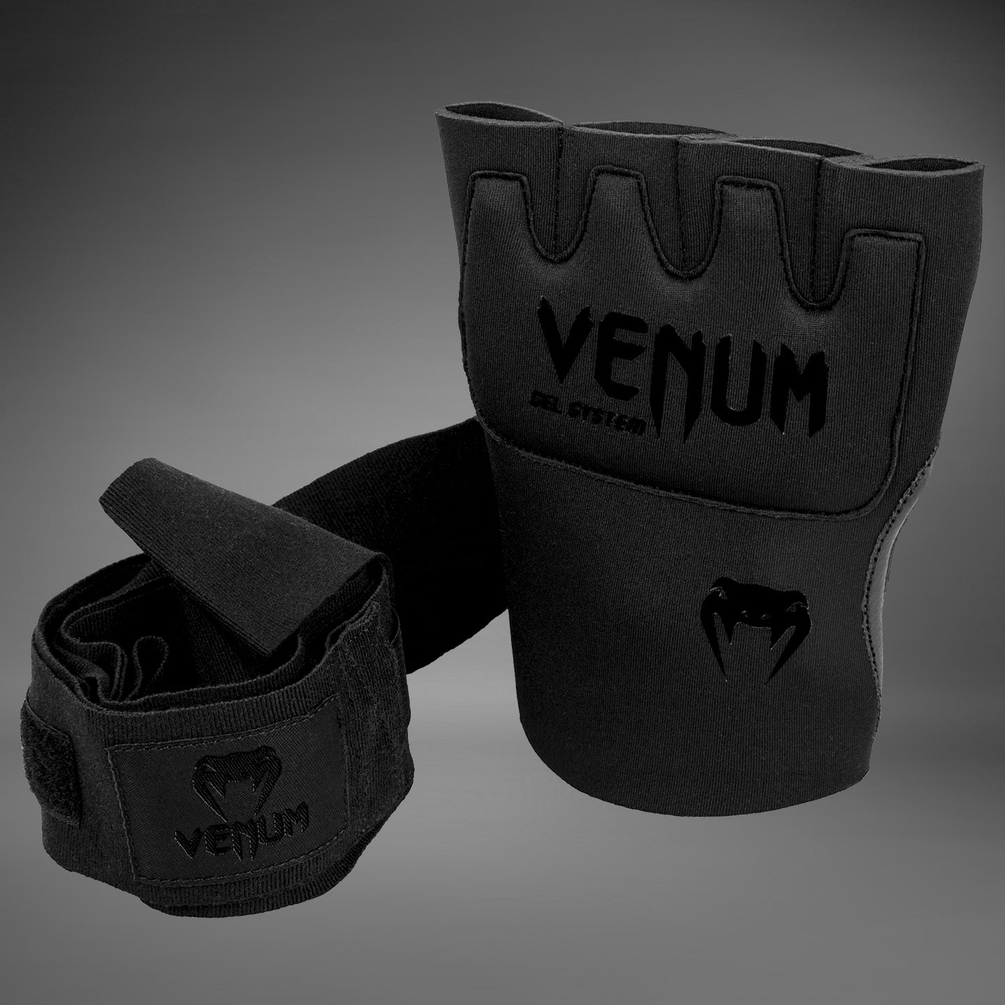 Venum Gel Kontact Guante Venda - Negro/Negro