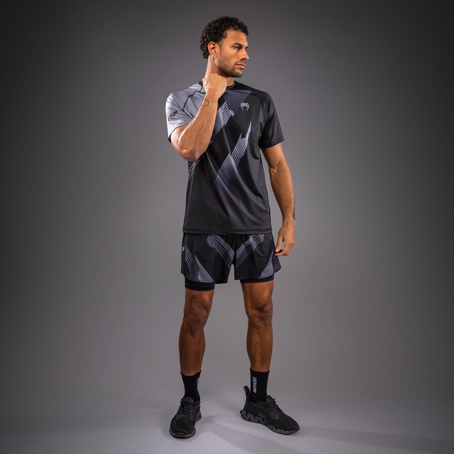 Venum No-Gi 6.0 Camiseta Dry Tech - Negro/Gris