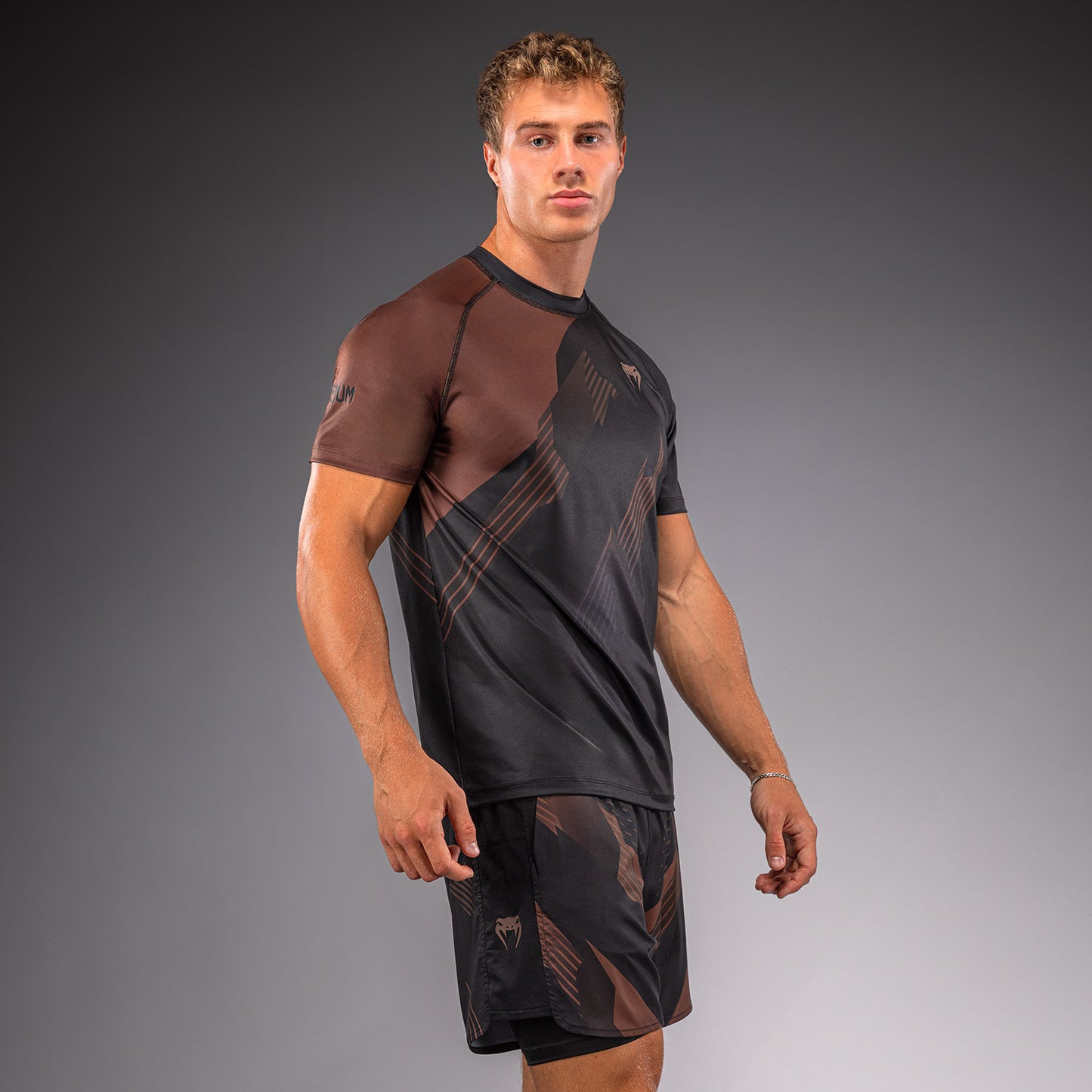 Venum No-Gi 6.0 Camiseta Dry Tech - Negro/Marrón