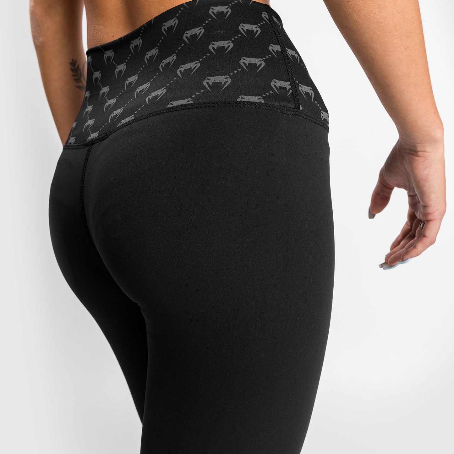 Leggings Venum Monogram 7/8 – Negro//Oro Rosa