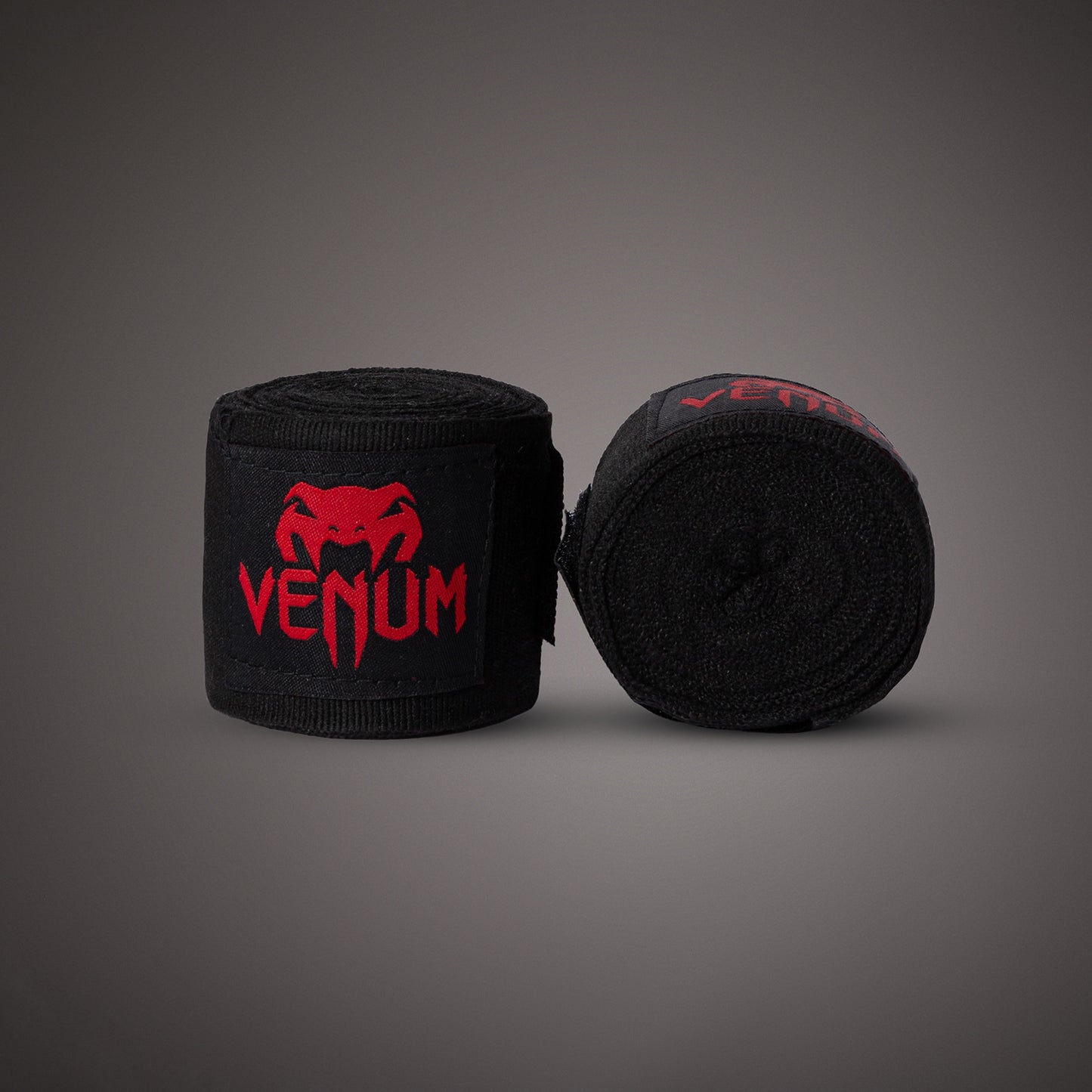 Venum Kontact Boxing Vendas - Negro/Rojo - 2.5m (98 in)