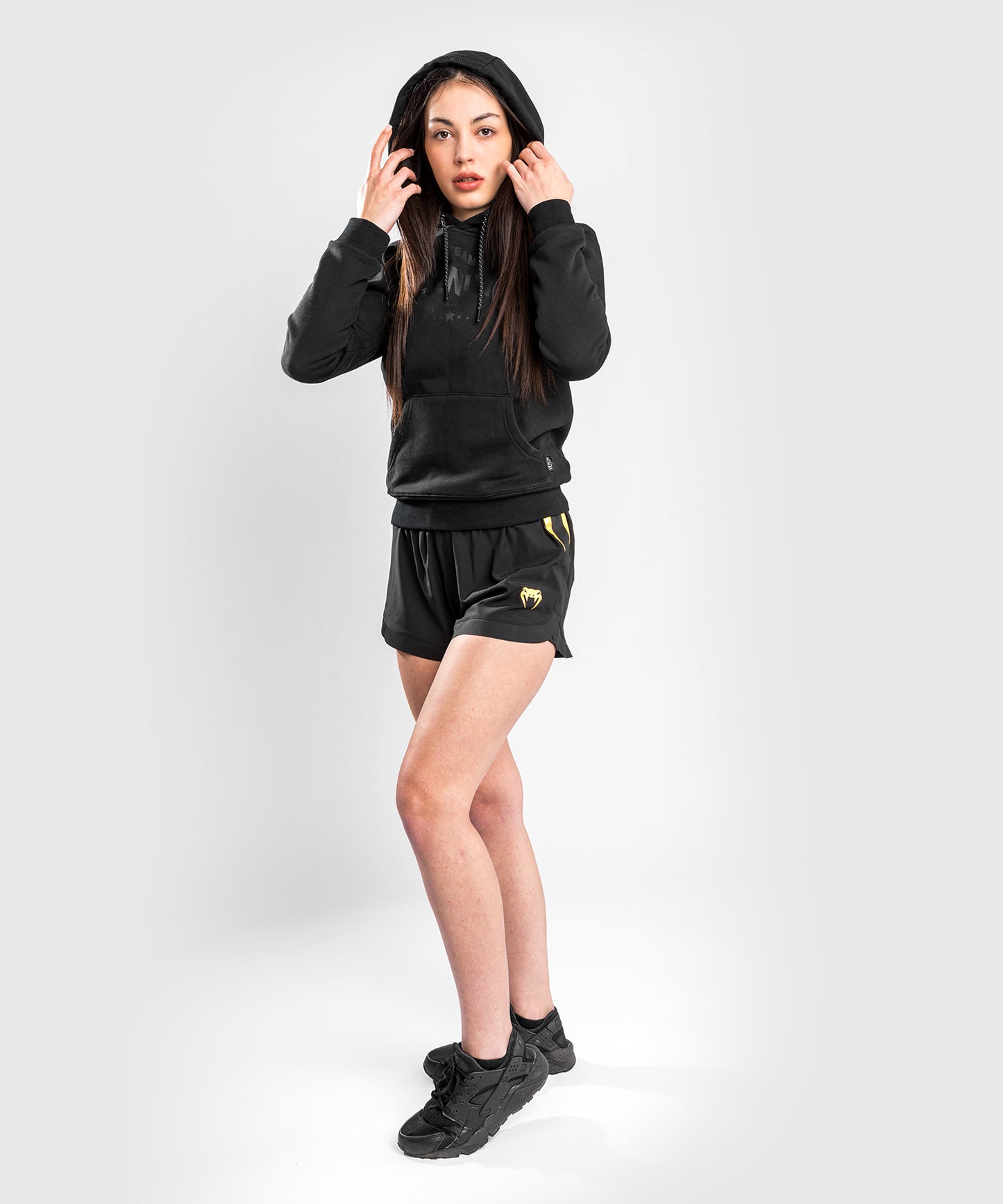 Sudadera con capucha Venum Team 2.0 para mujer - Negra