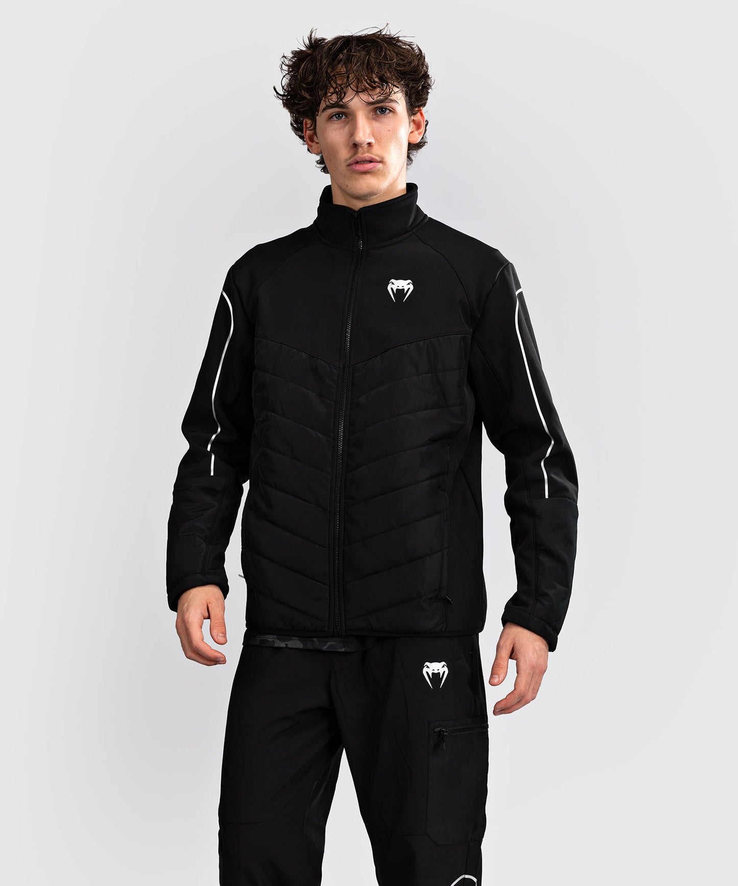 Venum Paddock Chaqueta Softshell Manga Larga - Negro