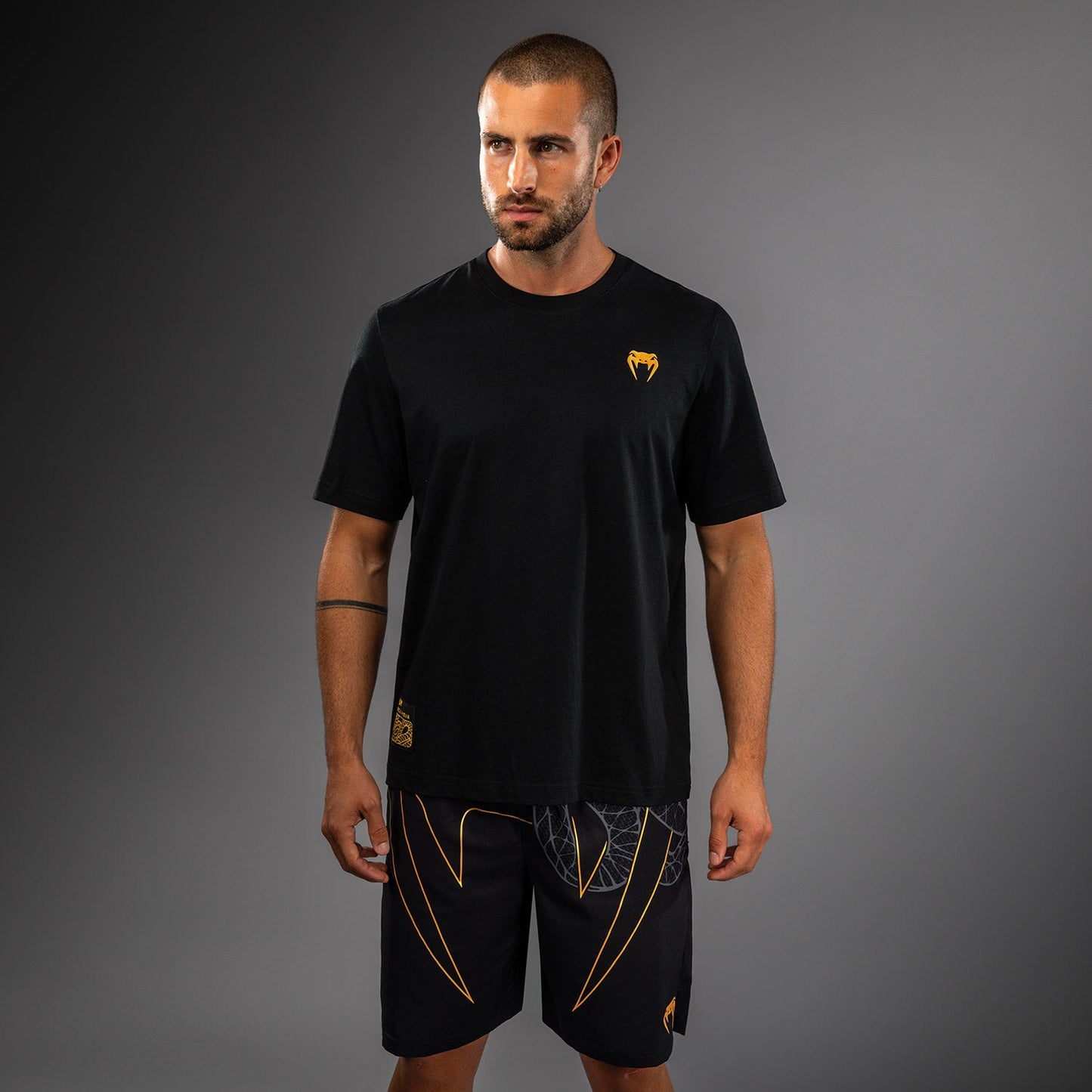 Venum Serpenti Camiseta – Negro/Plata/Dorado