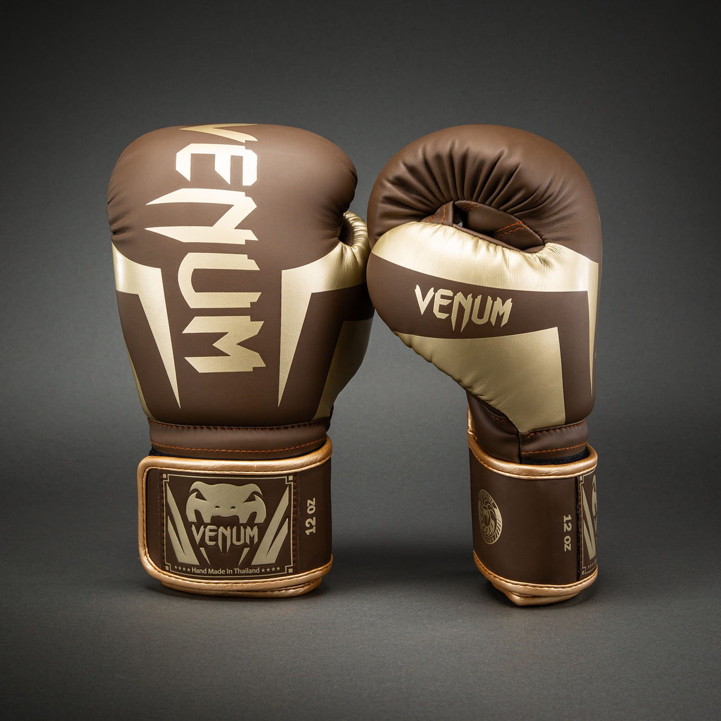 Venum Elite Guantes de Boxeo - Marrón Oscuro