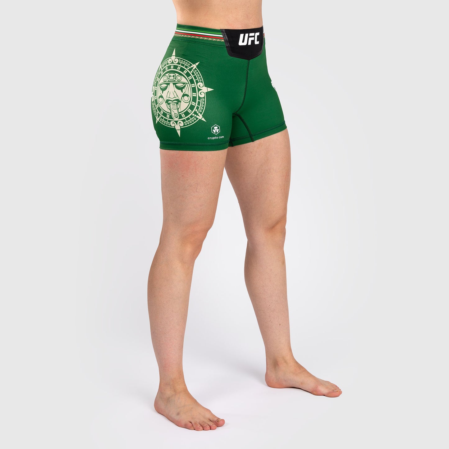 Noche UFC by Venum Authentic Fight Night Pantalones cortos Vale Tudo para mujer - Corte corto - Verde