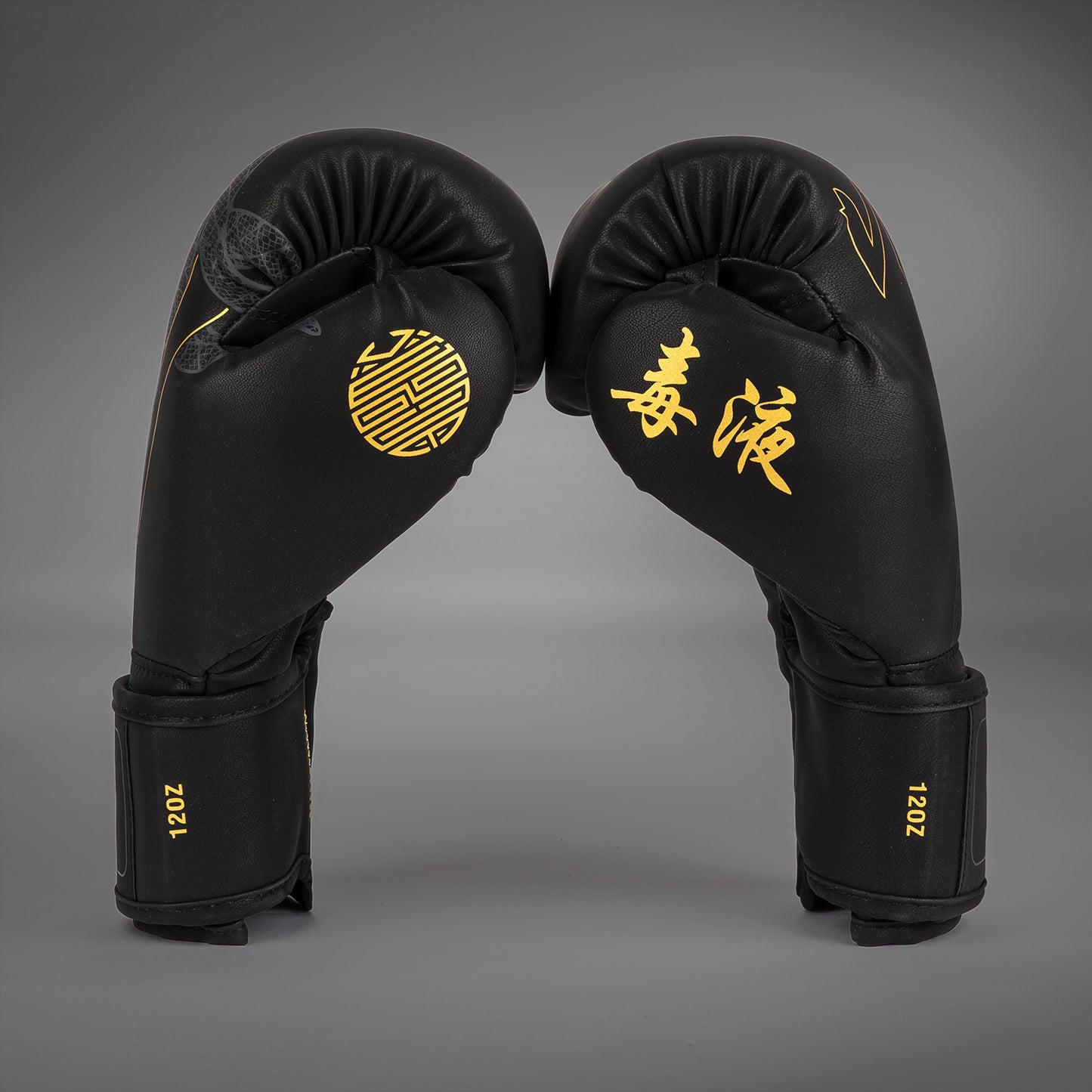 Venum Serpenti Guantes de Boxeo – Negro/Plateado/Dorado