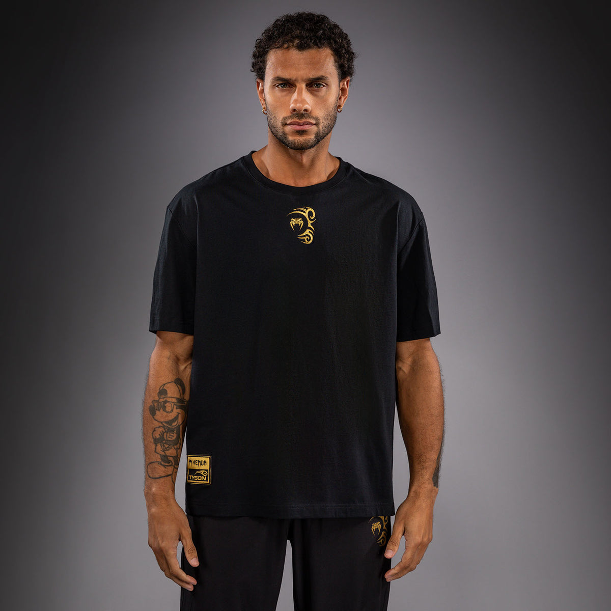 Venum x Mike Tyson Tiger Camiseta Tiger - Negro/Oro