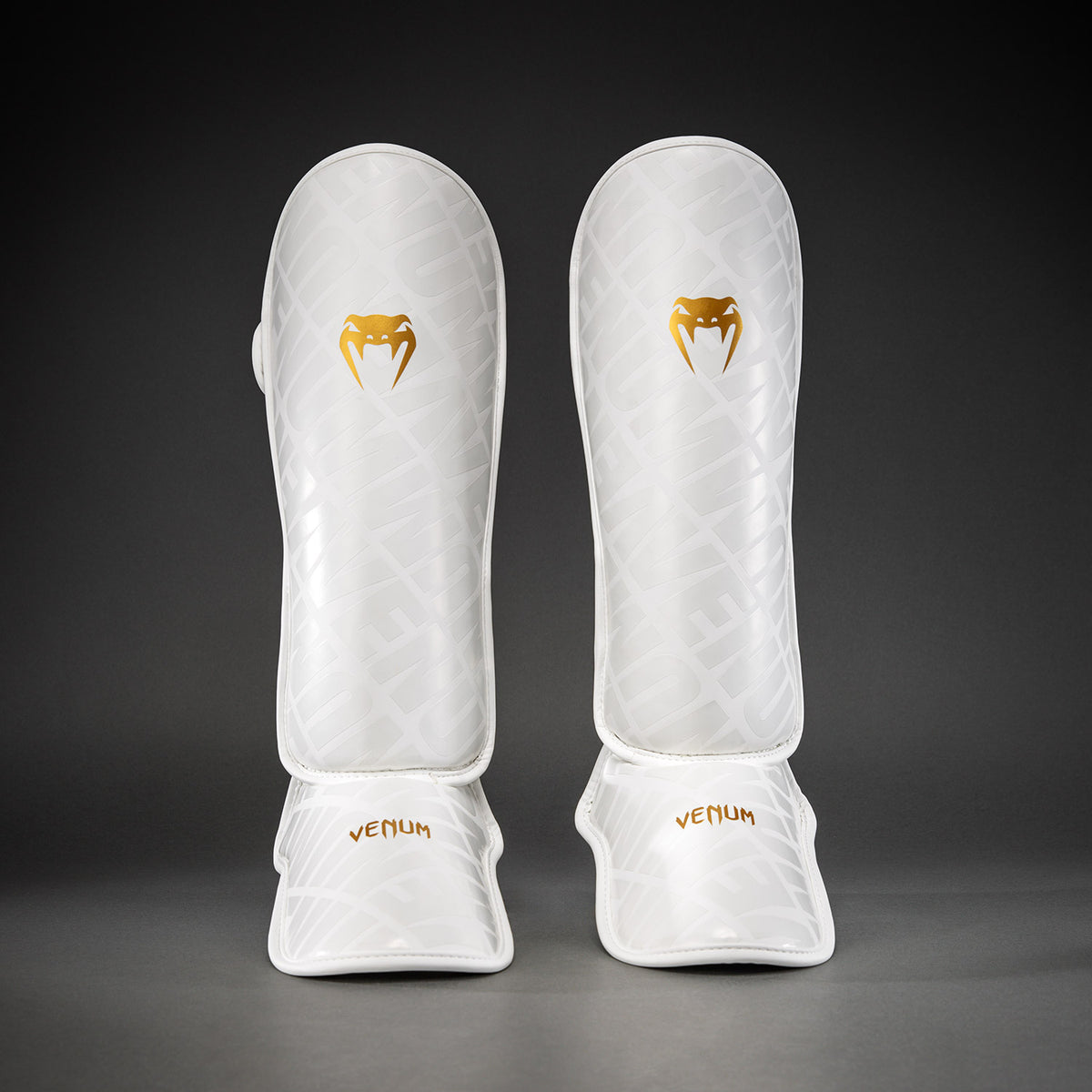 Venum Contender 1.5 XT 3D Espinilleras - Blanco/Oro