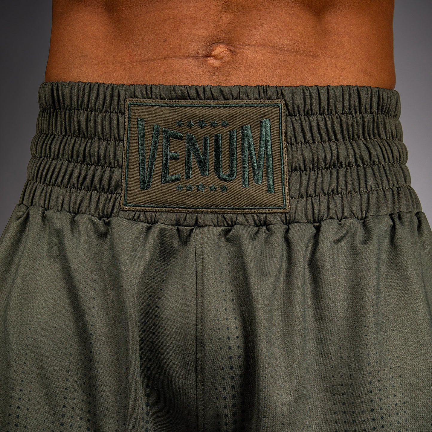 Venum Stealth Short de Boxeo – Caqui/Verde Oscuro