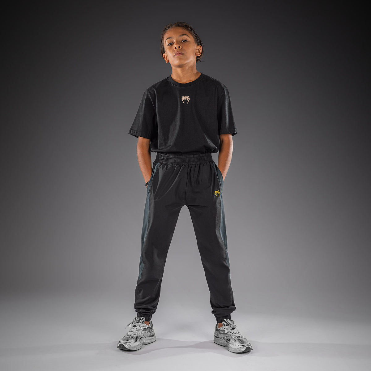 Venum Vectra Pantalón de chándal infantil - Negro/Dorado